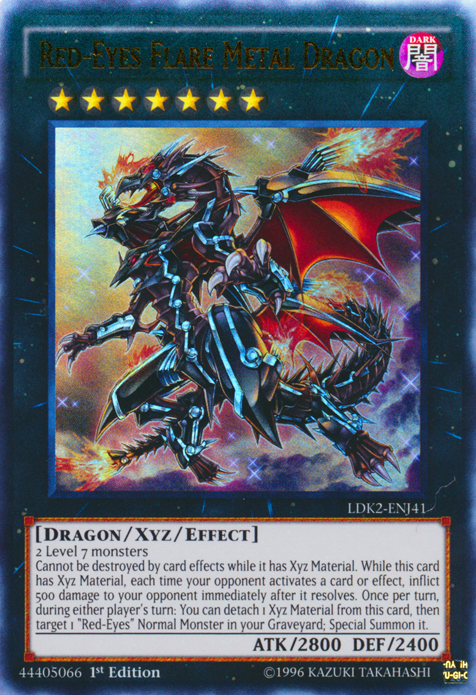 Red-Eyes Flare Metal Dragon [LDK2-ENJ41] Ultra Rare | Devastation Store