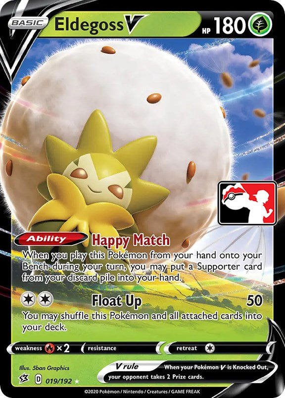 Eldegoss V (019/192) [Prize Pack Series One] | Devastation Store