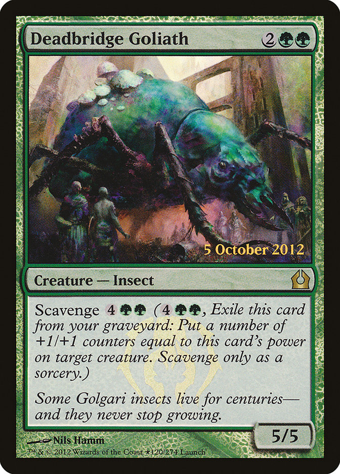 Deadbridge Goliath [Return to Ravnica Prerelease Promos] | Devastation Store