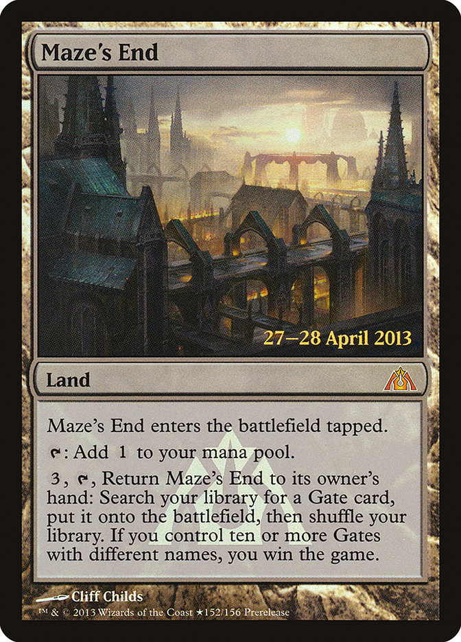 Maze's End  [Dragon's Maze Prerelease Promos] - Devastation Store | Devastation Store
