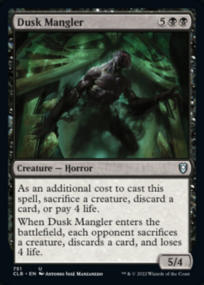 Dusk Mangler [Commander Legends: Battle for Baldur's Gate] | Devastation Store