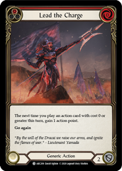 Lead the Charge (Red) [ARC209] Unlimited Edition Rainbow Foil - Devastation Store | Devastation Store