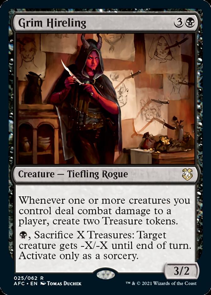 Grim Hireling [Dungeons & Dragons: Adventures in the Forgotten Realms Commander] | Devastation Store