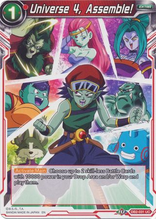 Universe 4, Assemble! (Reprint) (DB2-031) [Battle Evolution Booster] | Devastation Store