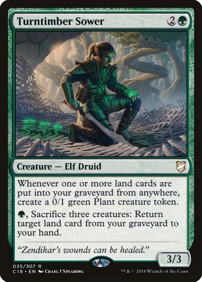 Turntimber Sower [Commander 2018] | Devastation Store