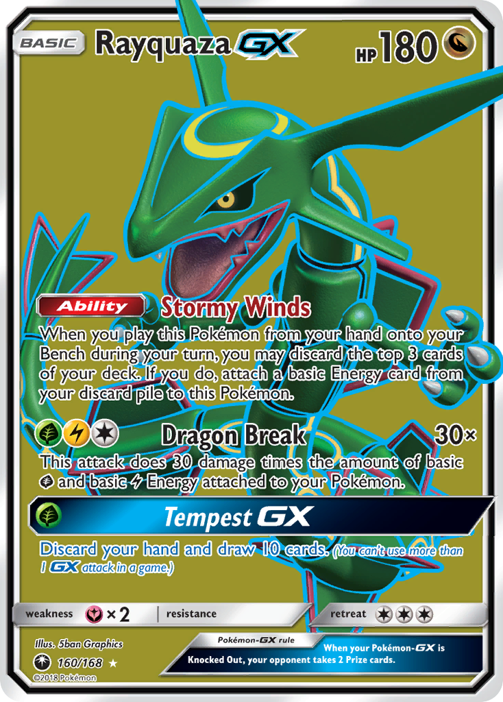 Rayquaza GX (160/168) [Sun & Moon: Celestial Storm] | Devastation Store