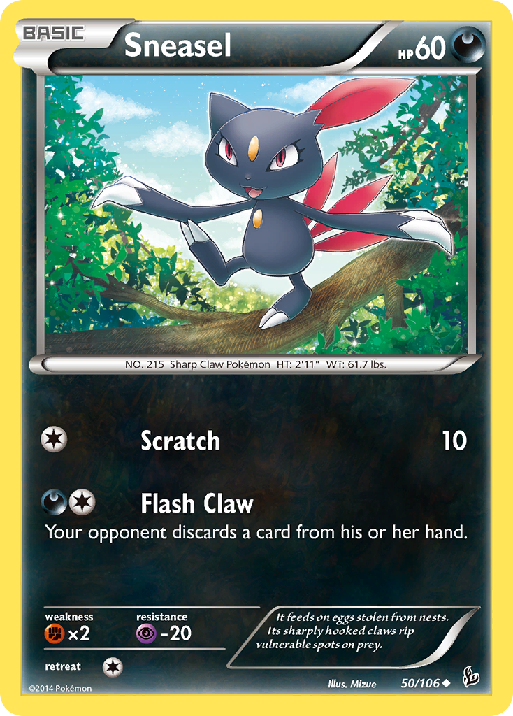 Sneasel (50/106) [XY: Flashfire] | Devastation Store