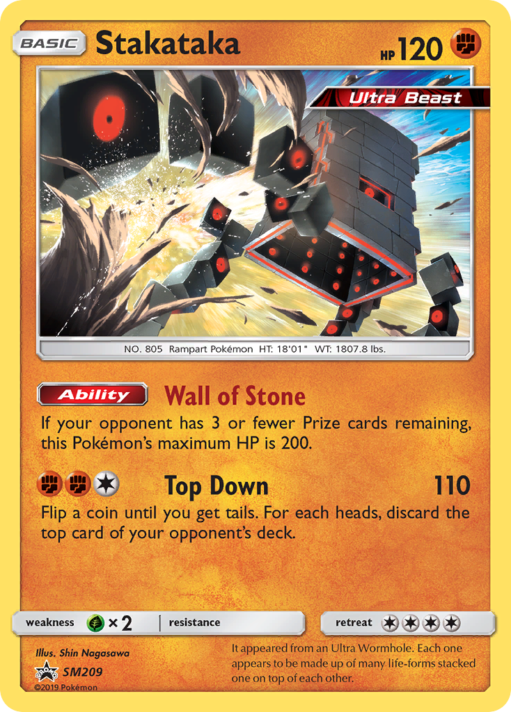 Stakataka (SM209) [Sun & Moon: Black Star Promos] | Devastation Store