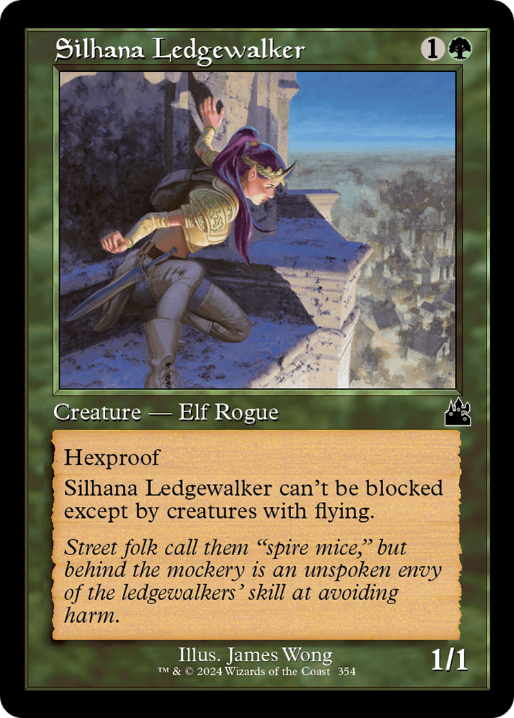 Silhana Ledgewalker (Retro Frame) [Ravnica Remastered] | Devastation Store