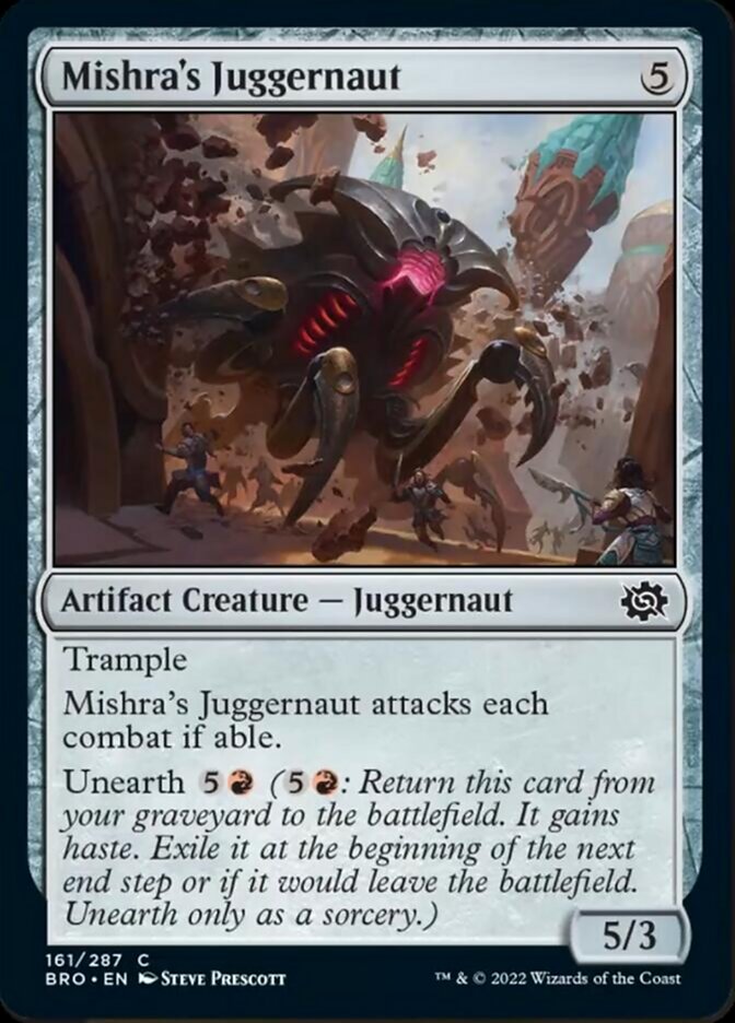 Mishra's Juggernaut [The Brothers' War] | Devastation Store