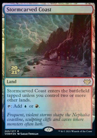 Stormcarved Coast [Innistrad: Crimson Vow Prerelease Promos] | Devastation Store