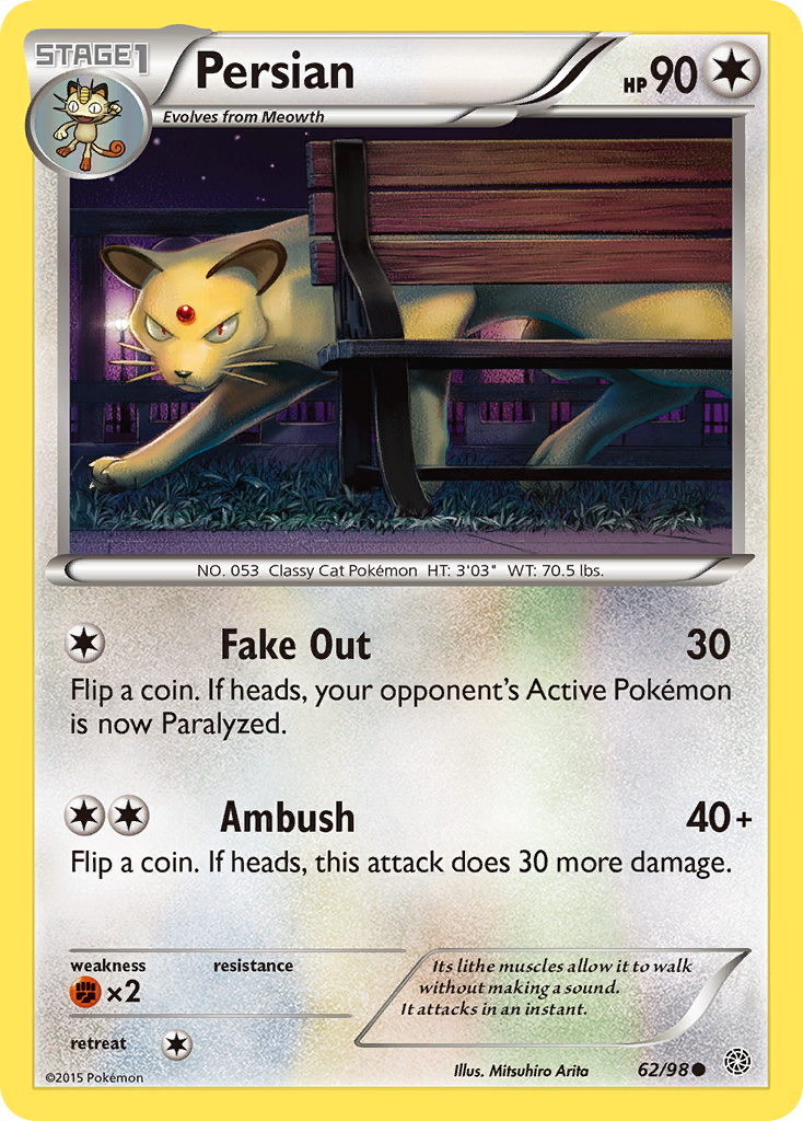 Persian (62/98) [XY: Ancient Origins] | Devastation Store