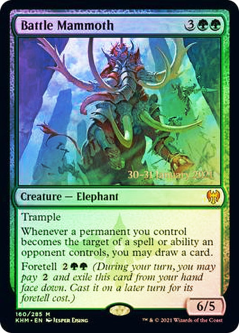 Battle Mammoth [Kaldheim Prerelease Promos] | Devastation Store