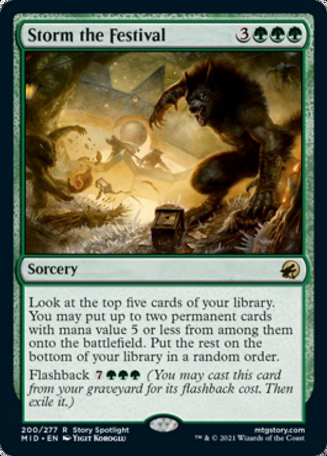 Storm the Festival [Innistrad: Midnight Hunt] | Devastation Store