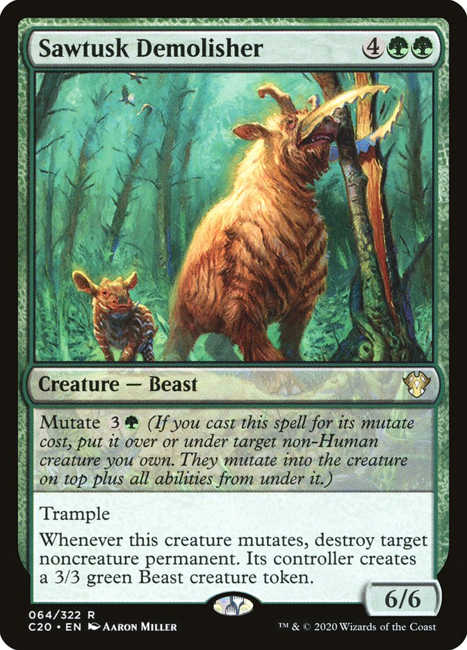 Sawtusk Demolisher [Commander 2020] | Devastation Store