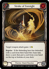 Stroke of Foresight (Yellow) [WTR139] Unlimited Edition Rainbow Foil - Devastation Store | Devastation Store