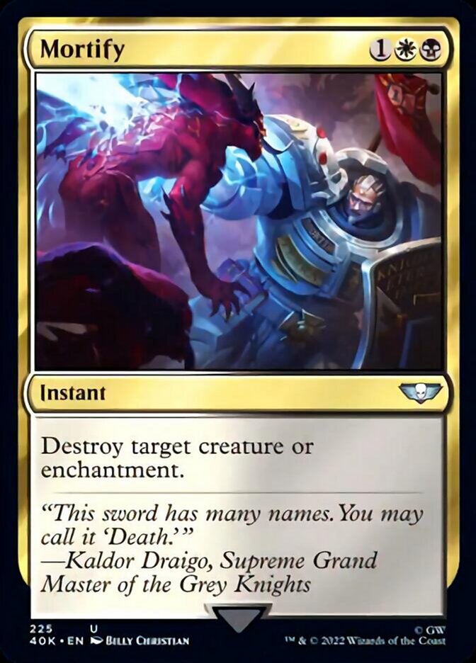 Mortify (Surge Foil) [Universes Beyond: Warhammer 40,000] | Devastation Store