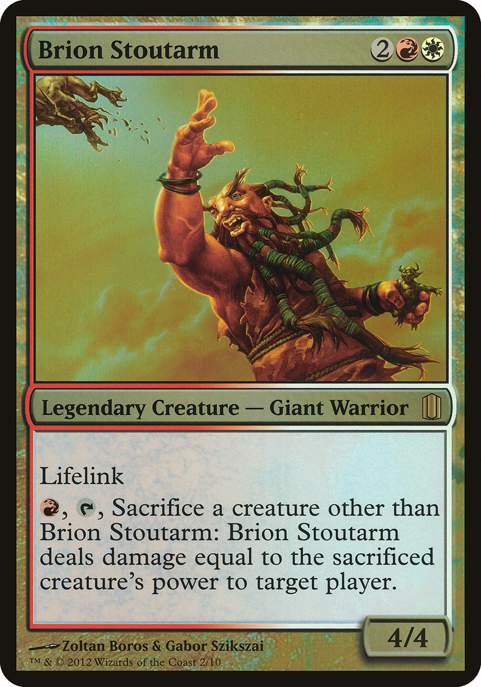 Brion Stoutarm (Oversized) [Commander's Arsenal Oversized] | Devastation Store