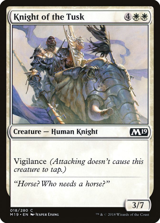 Knight of the Tusk [Core Set 2019] - Devastation Store | Devastation Store