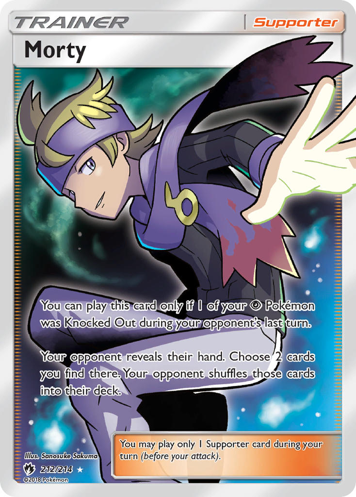 Morty (212/214) [Sun & Moon: Lost Thunder] | Devastation Store