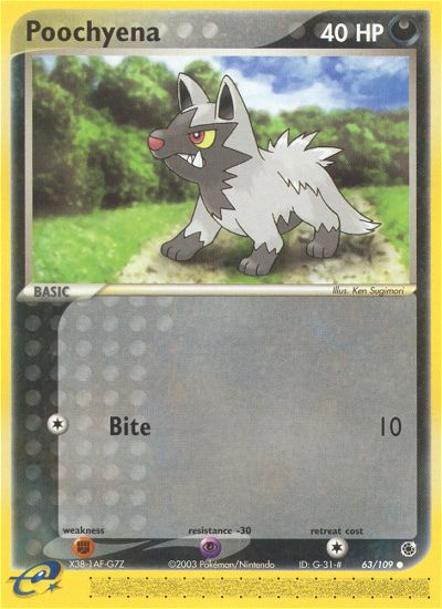 Poochyena (63/109) [EX: Ruby & Sapphire] | Devastation Store