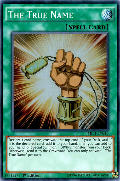 The True Name [MIL1-EN016] Super Rare | Devastation Store