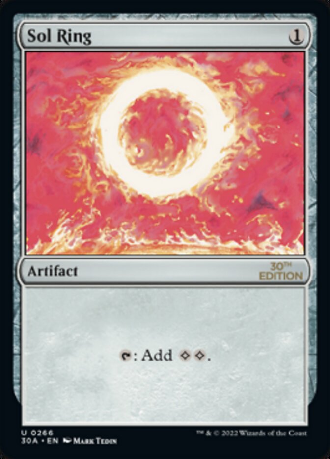 Sol Ring (266) [30th Anniversary Edition] | Devastation Store