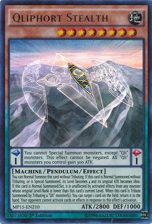 Qliphort Stealth [MP15-EN210] Ultra Rare | Devastation Store