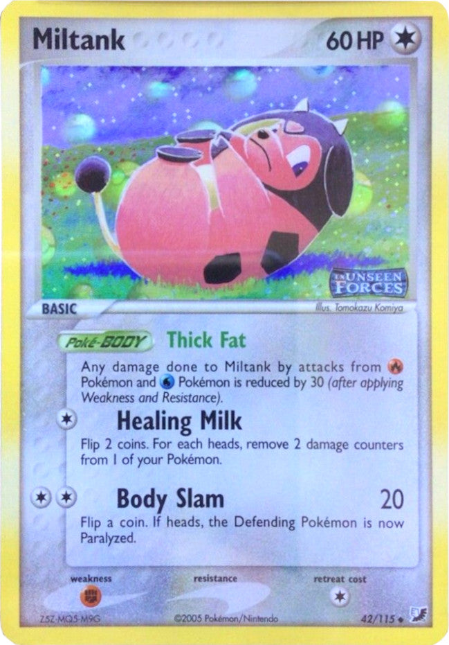 Miltank (42/115) (Stamped) [EX: Unseen Forces] | Devastation Store