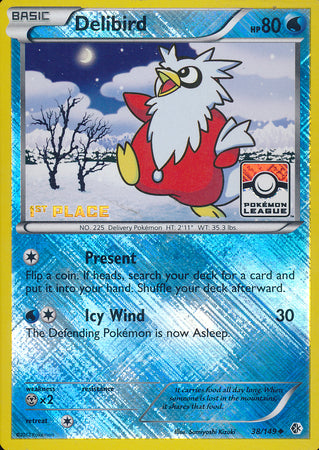 Delibird (38/149) (League Promo 1st Place) [Black & White: Boundaries Crossed] | Devastation Store