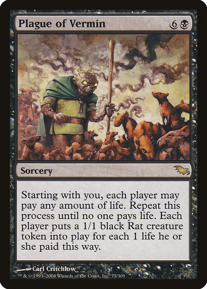 Plague of Vermin [Shadowmoor] - Devastation Store | Devastation Store