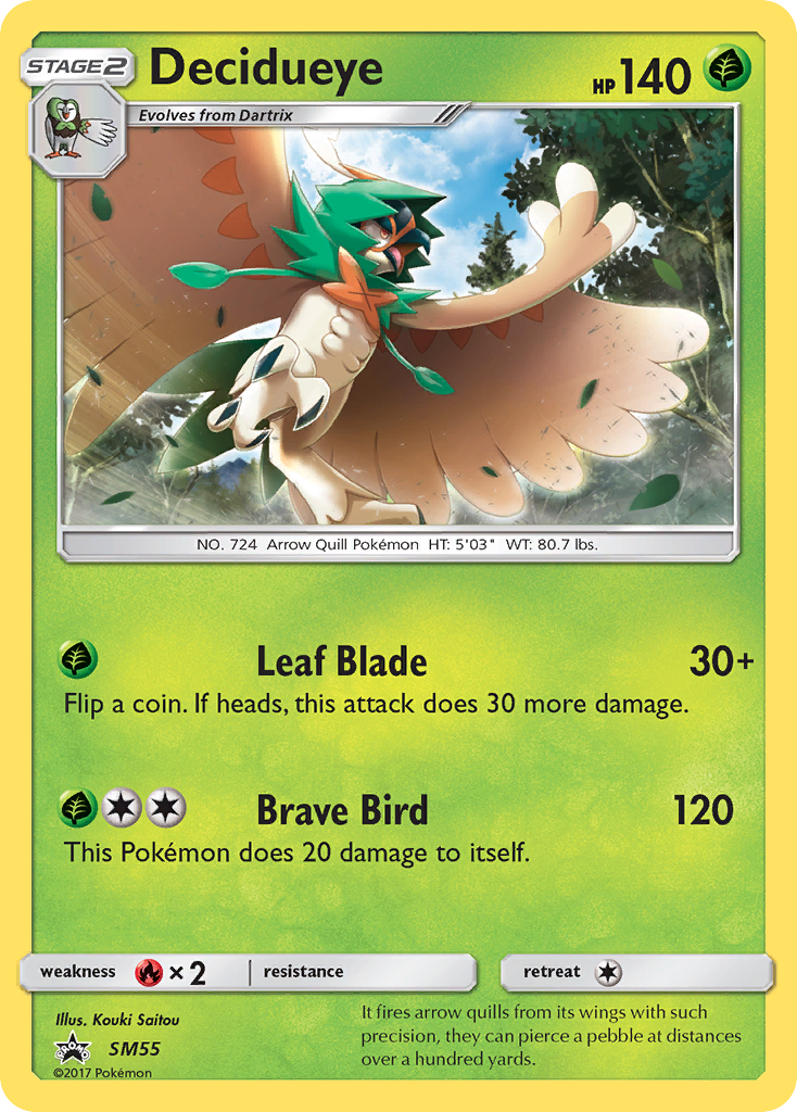 Decidueye (SM55) [Sun & Moon: Black Star Promos] | Devastation Store