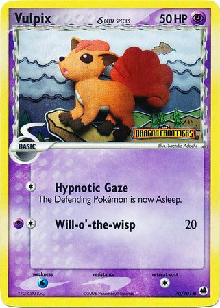 Vulpix (70/101) (Delta Species) (Stamped) [EX: Dragon Frontiers] | Devastation Store