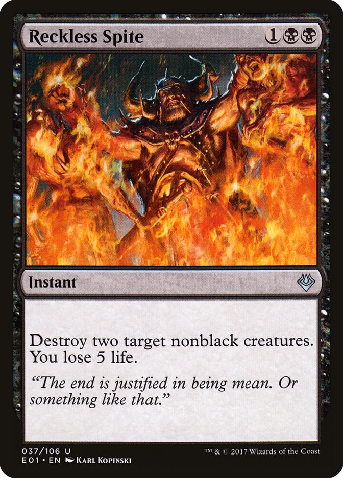 Reckless Spite [Archenemy: Nicol Bolas] - Devastation Store | Devastation Store