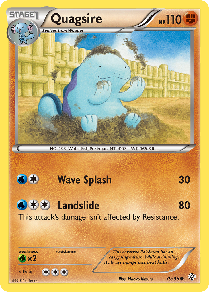 Quagsire (39/98) [XY: Ancient Origins] | Devastation Store