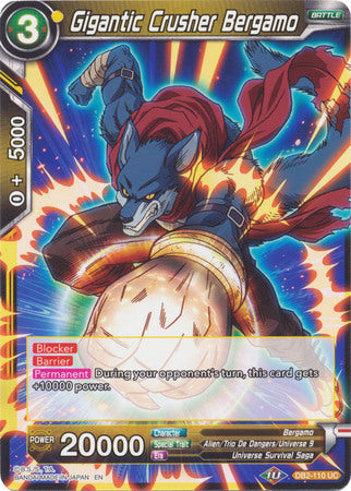 Gigantic Crusher Bergamo [DB2-110] | Devastation Store