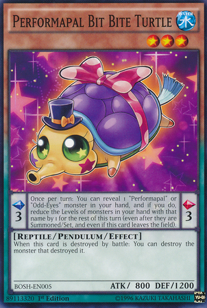 Performapal Bit Bite Turtle [BOSH-EN005] Common | Devastation Store