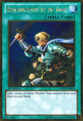 Reinforcement of the Army [PGLD-EN058] Gold Rare | Devastation Store