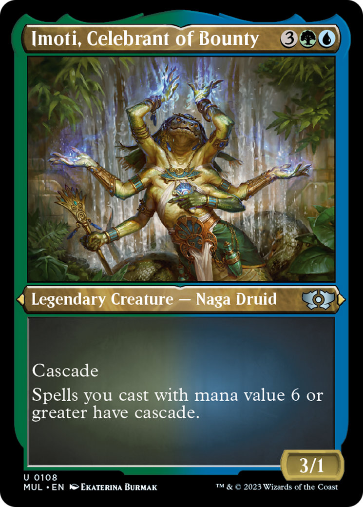 Imoti, Celebrant of Bounty (Foil Etched) [Multiverse Legends] | Devastation Store