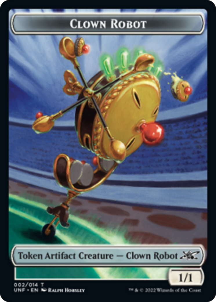 Clown Robot (002) // Balloon Double-sided Token [Unfinity Tokens] | Devastation Store