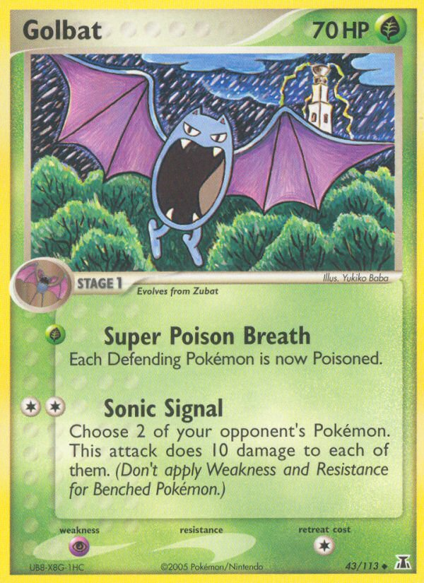 Golbat (43/113) [EX: Delta Species] | Devastation Store