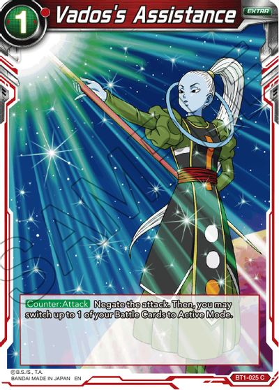 Vados's Assistance (Reprint) (BT1-025) [Battle Evolution Booster] | Devastation Store