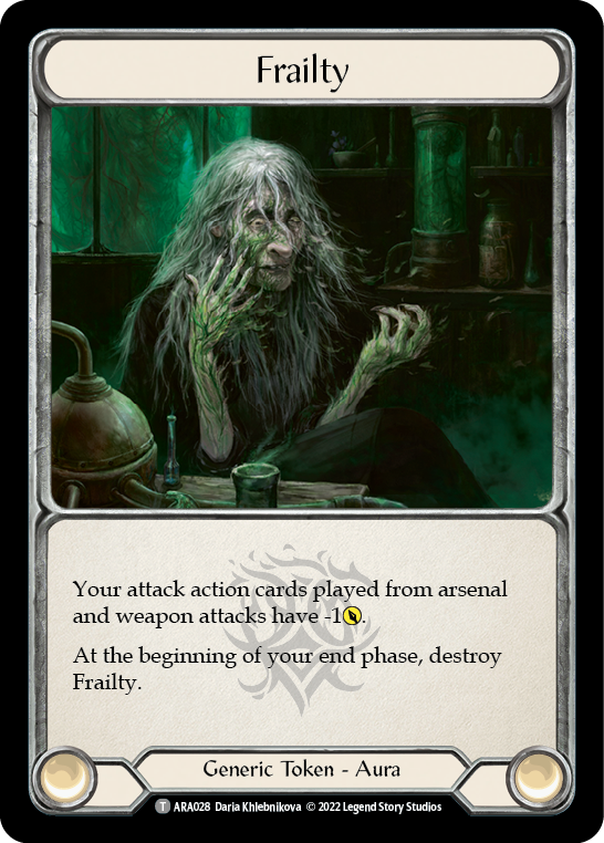 Frailty [ARA028] (Outsiders Arakni Blitz Deck) | Devastation Store