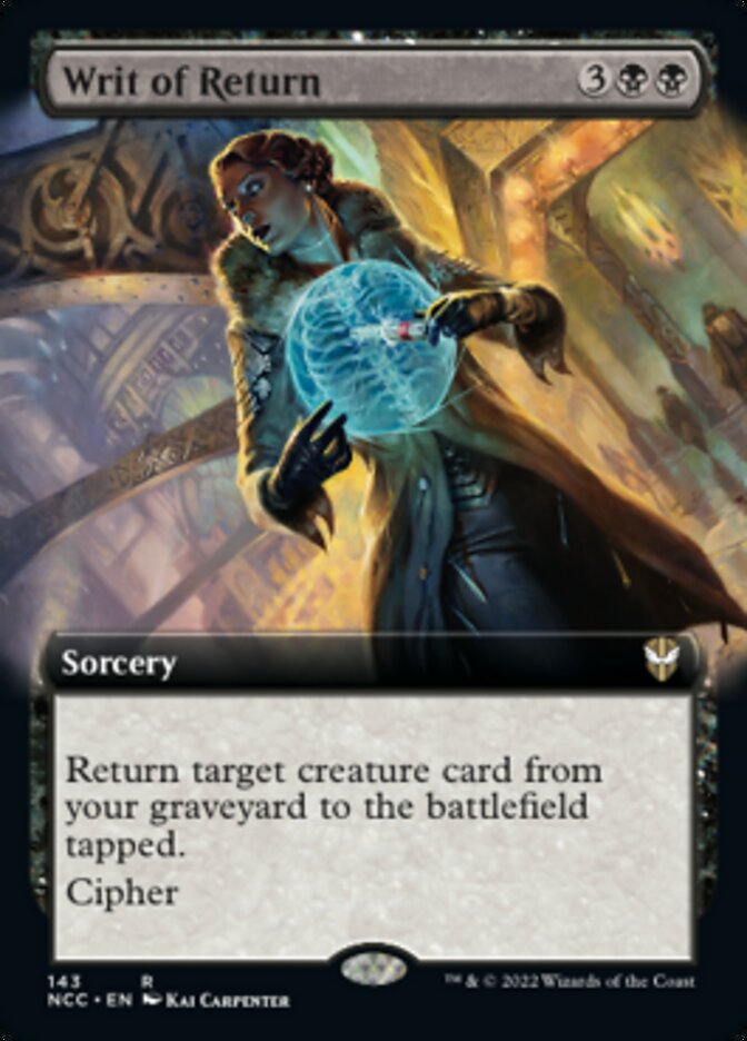 Writ of Return (Extended Art) [Streets of New Capenna Commander] | Devastation Store
