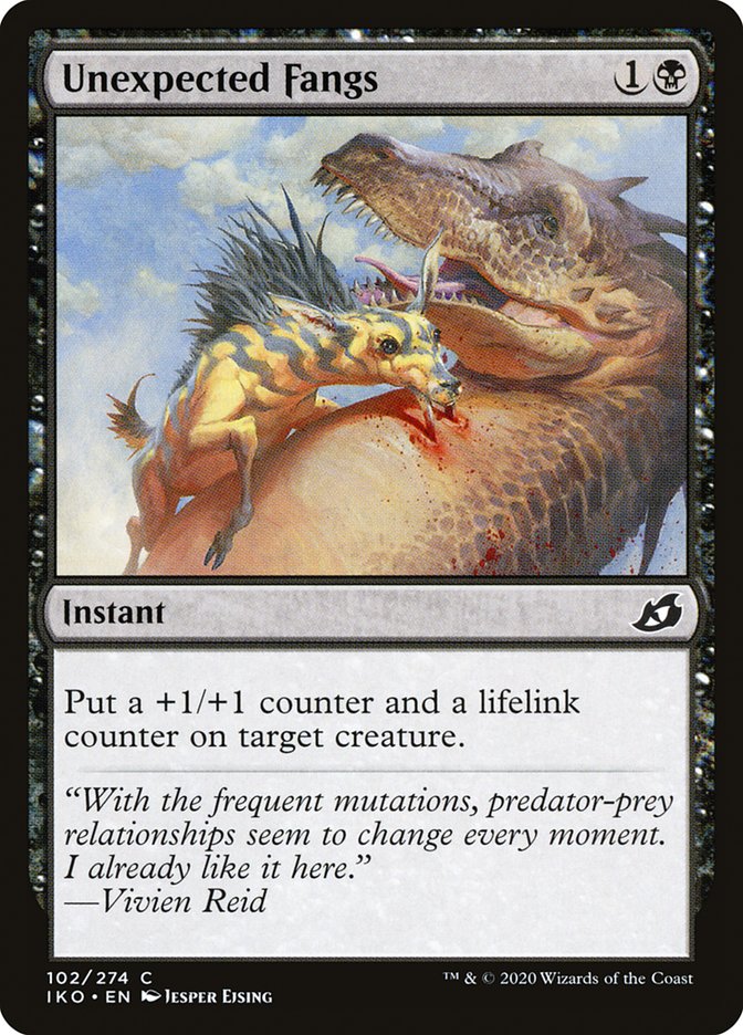 Unexpected Fangs [Ikoria: Lair of Behemoths] | Devastation Store