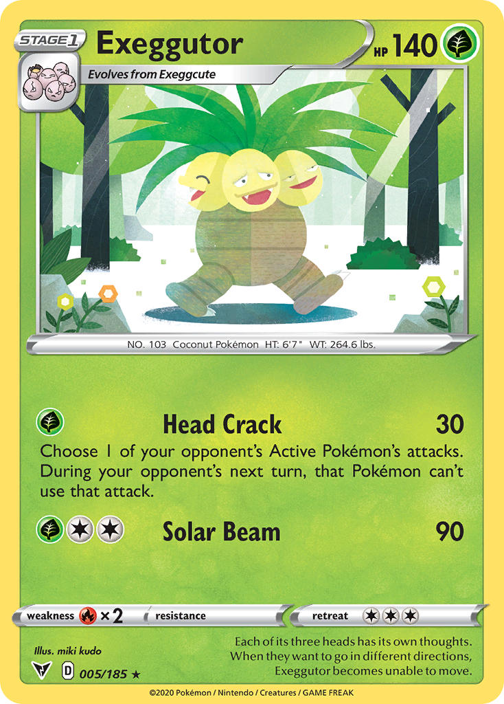 Exeggutor (005/185) [Sword & Shield: Vivid Voltage] | Devastation Store