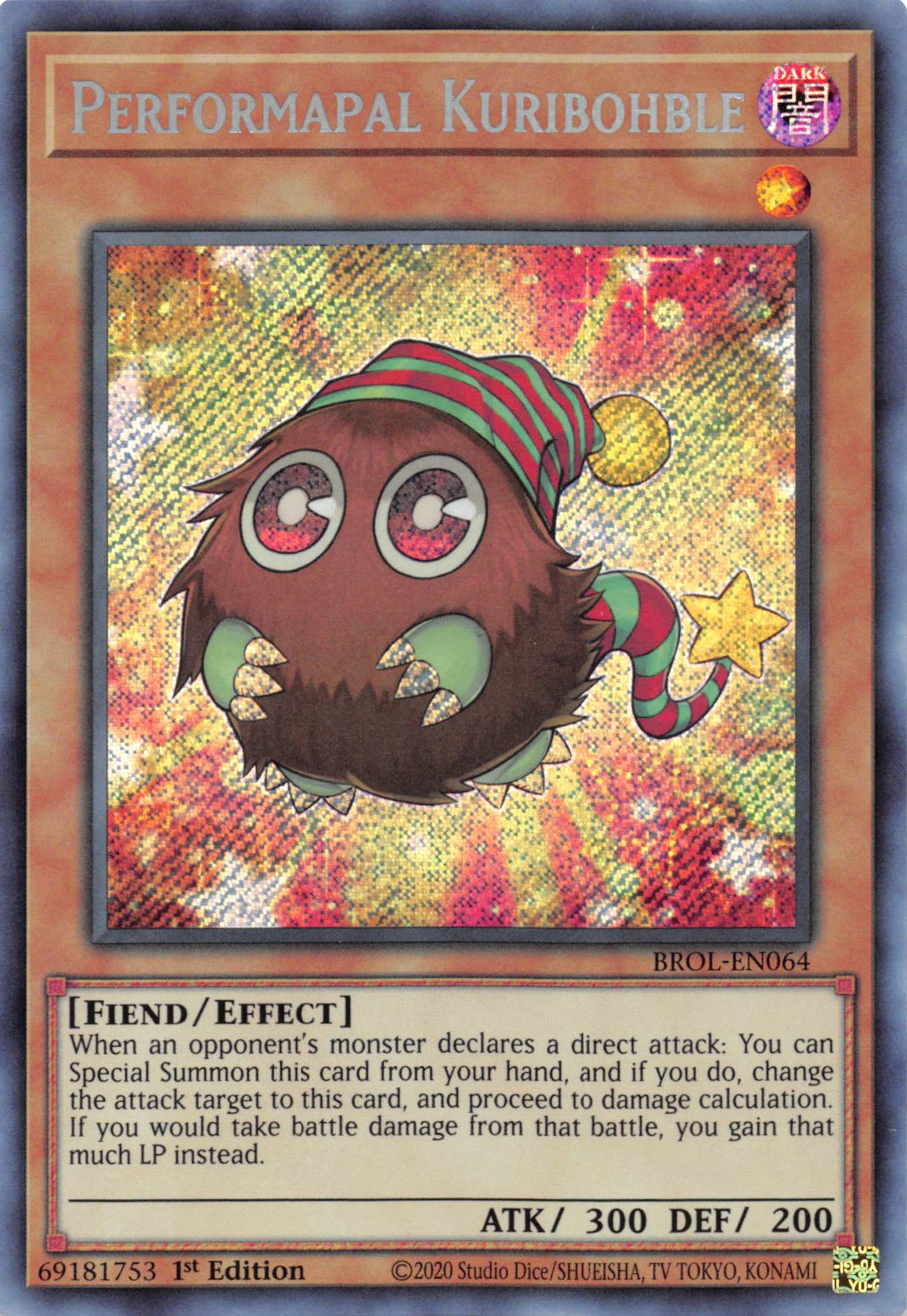 Performapal Kuribohble [BROL-EN064] Secret Rare | Devastation Store