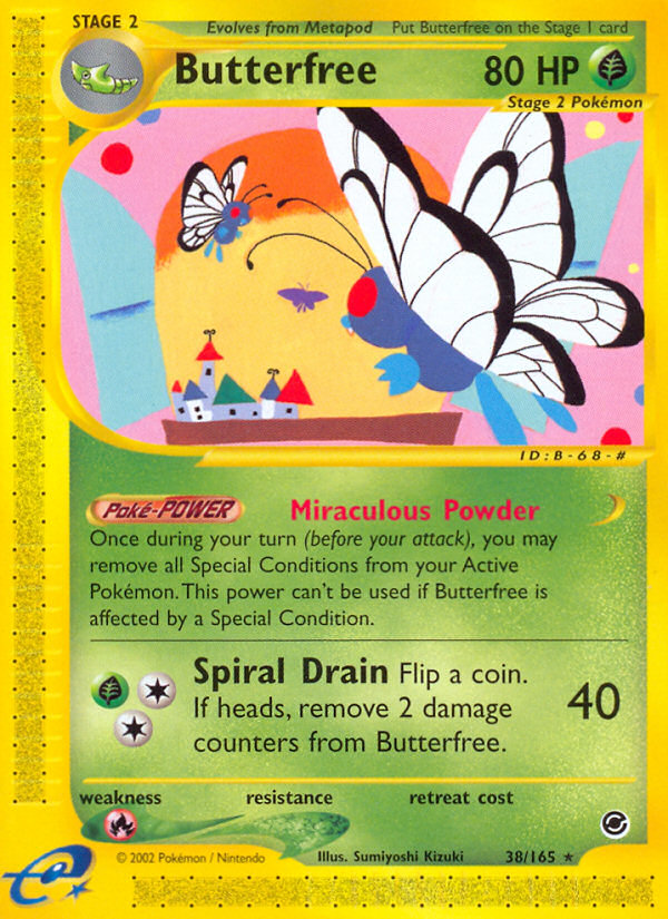 Butterfree (38/165) [Expedition: Base Set] | Devastation Store