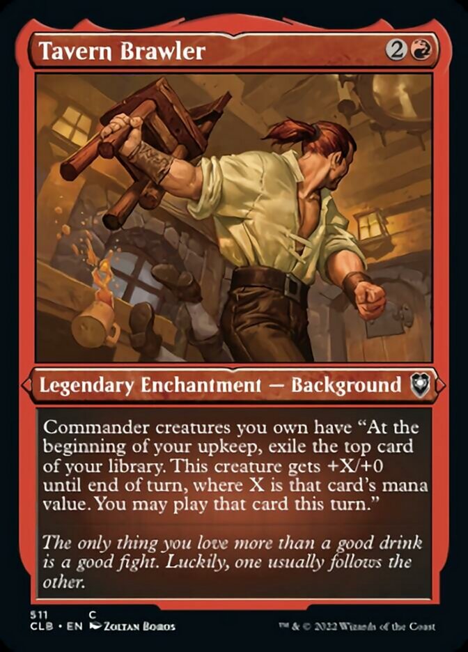 Tavern Brawler (Foil Etched) [Commander Legends: Battle for Baldur's Gate] | Devastation Store