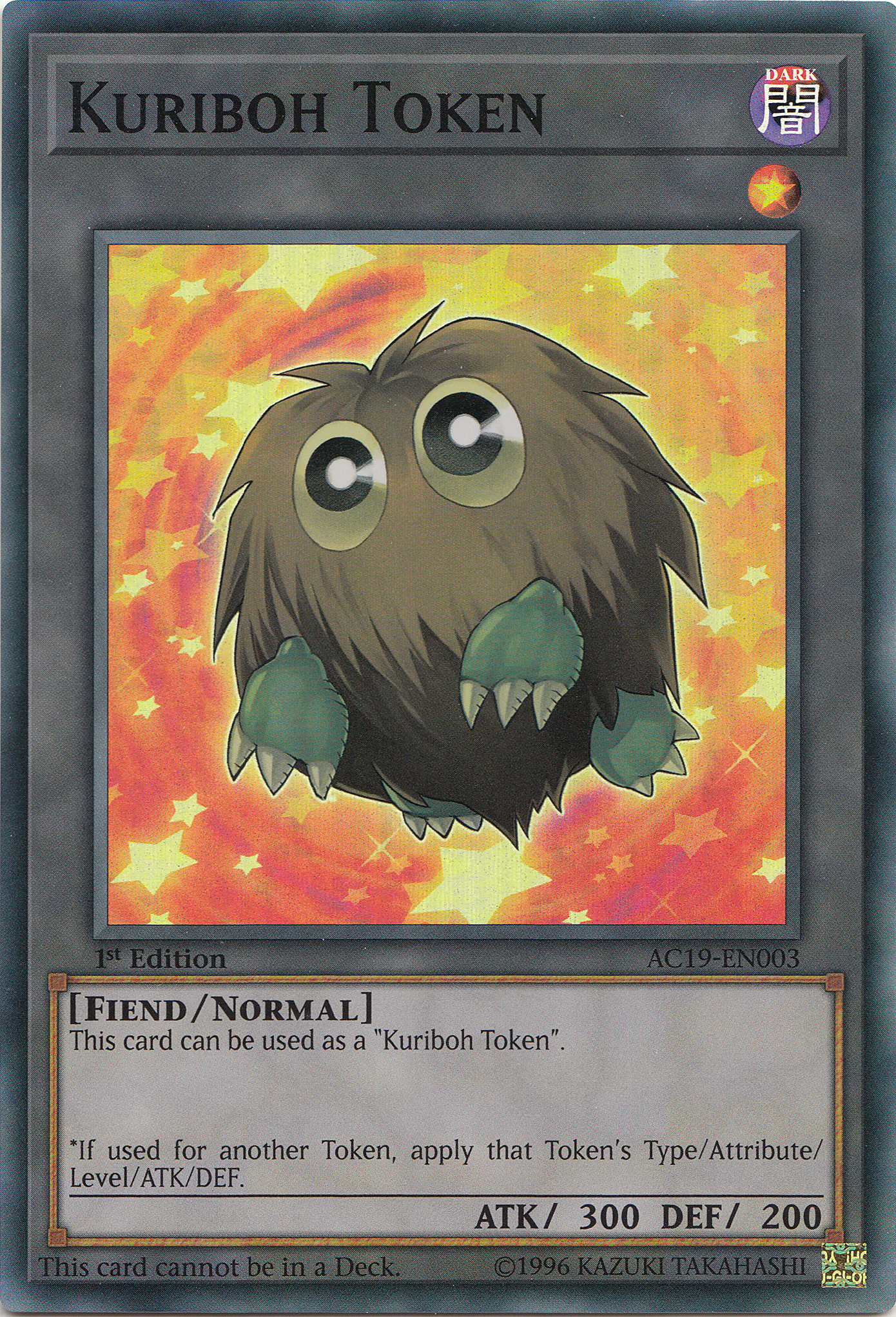 Kuriboh Token [AC19-EN003] Super Rare | Devastation Store